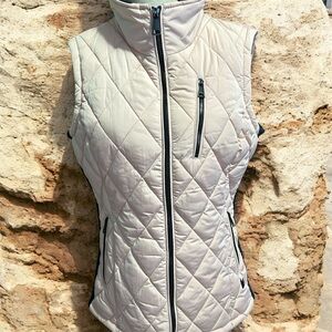 Calvin Klein Women's Quilted White Vest